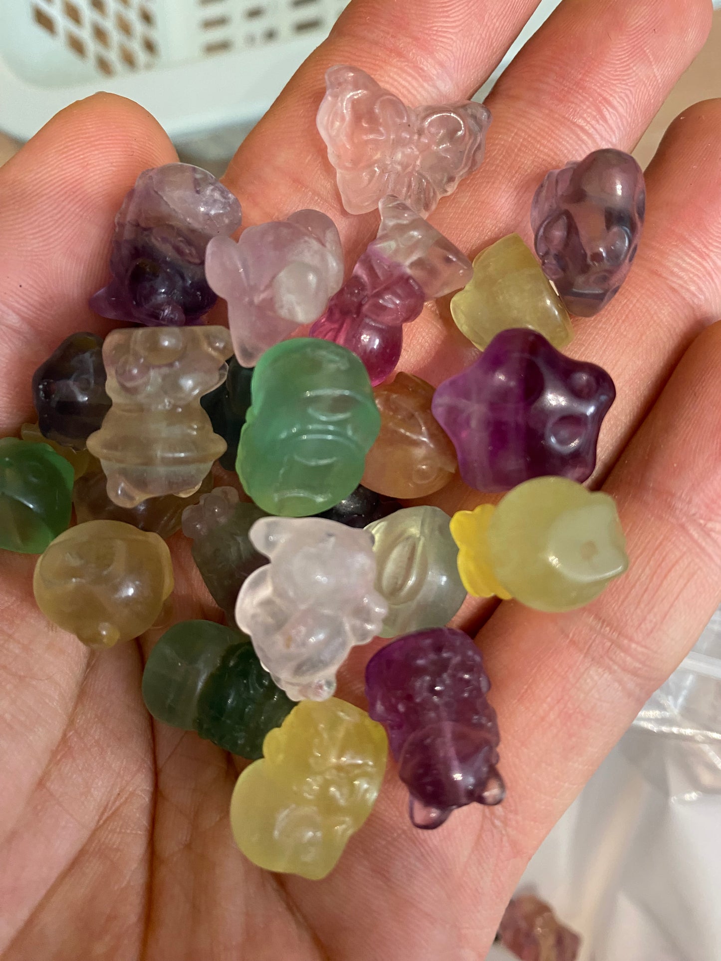 Fluorite Carving Charms (Mix Shapes)