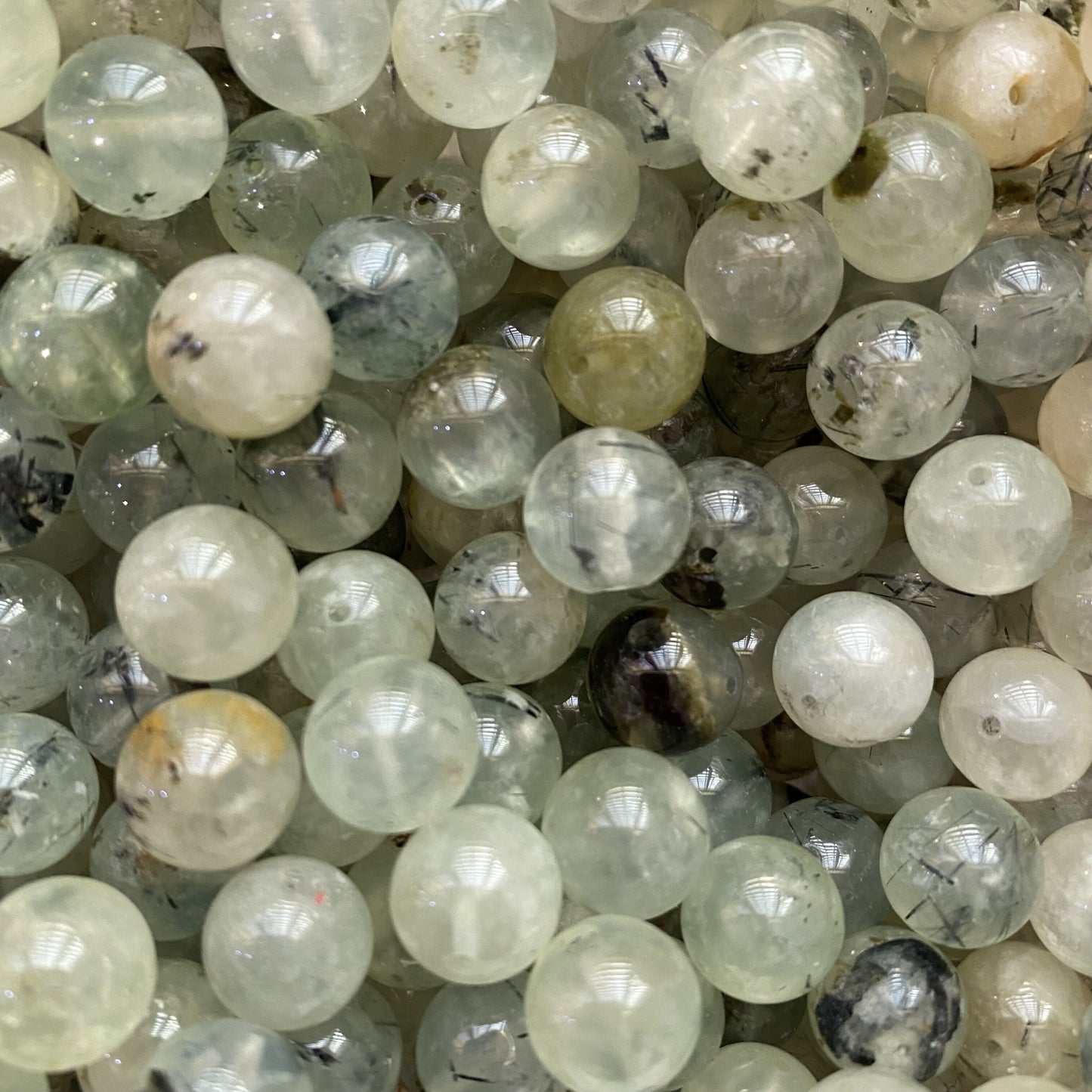 【1 Set=3 Strands】Crystal Beads DIY Bag A Group【Every order will go with the free needle(Random pick),string(Random pick)】