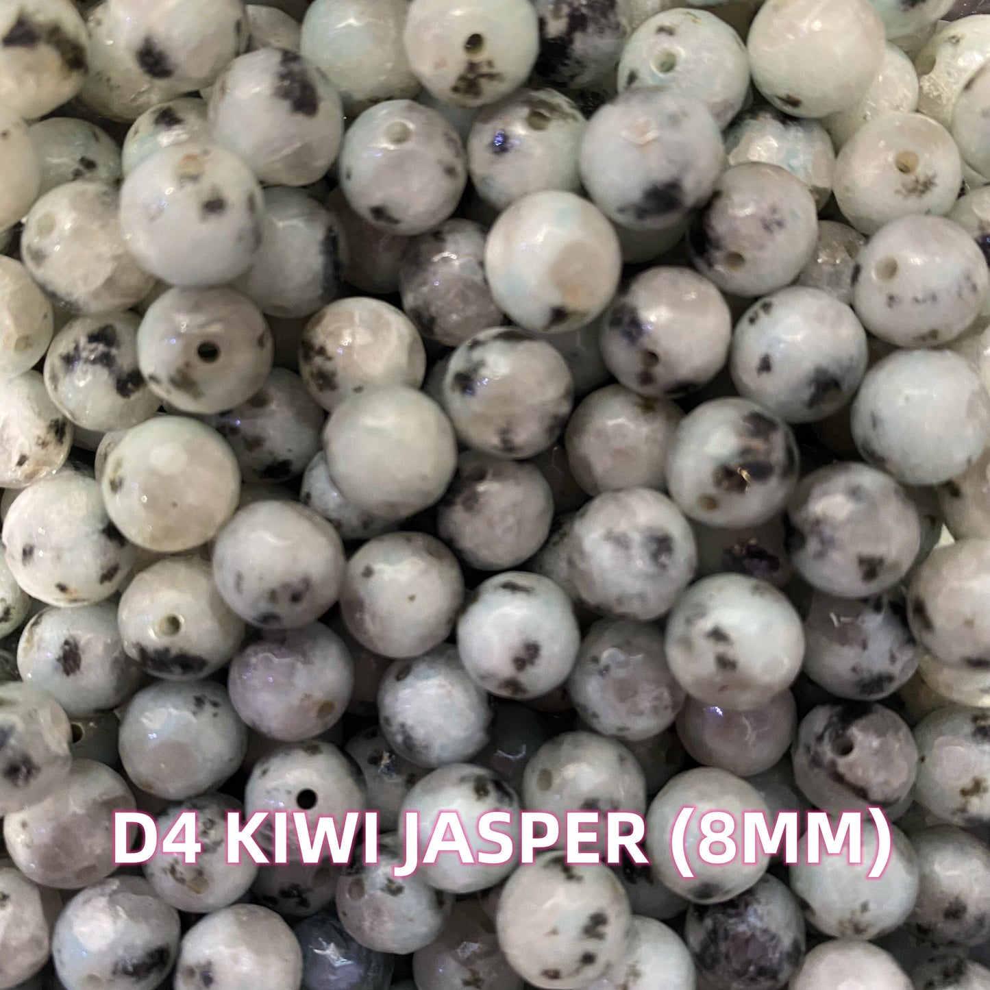 【1 Set=6 strands】D Group Crystal Faceted Beads DIY Bag 【Every order will go with the free needle(Random pick),string(Random pick)】