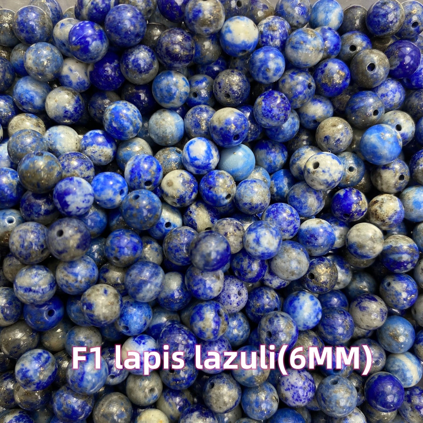 【1 Set=3 strands】Crystal 6MM Beads DIY Bag F Group 【Every order will go with the free needle(Random pick),string(Random pick)】