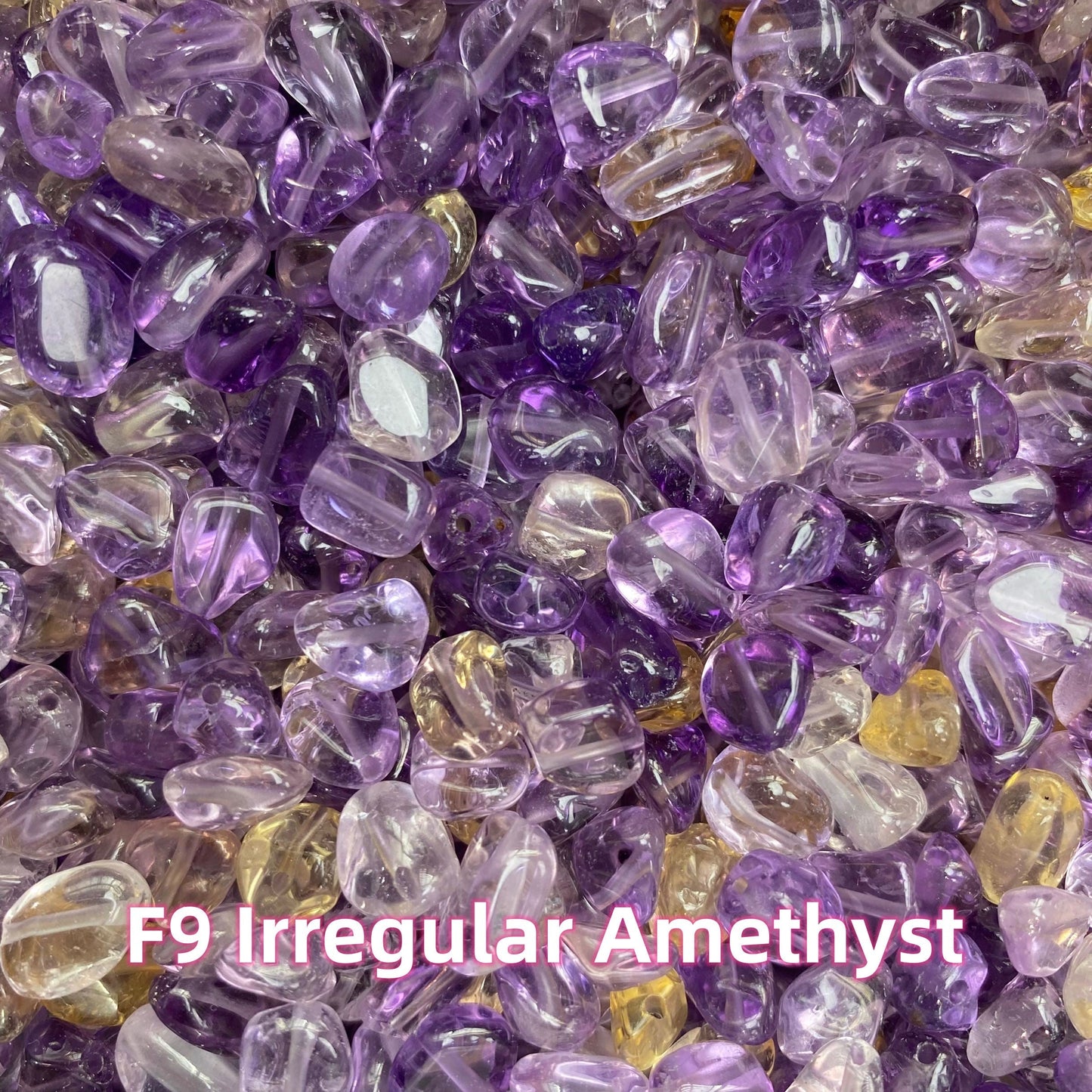 【1 Set=3 strands】Crystal 6MM Beads DIY Bag F Group 【Every order will go with the free needle(Random pick),string(Random pick)】