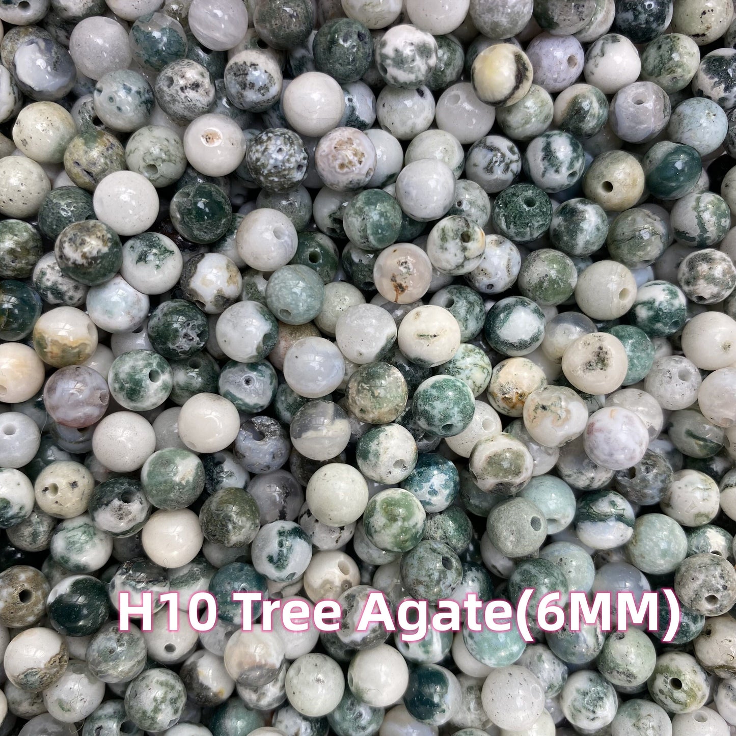 【6 Strands≈12 Bracelets】Crystal 6MM Beads DIY Bag H Group 【Every order will go with the free needle(Random pick),string(Random pick)】
