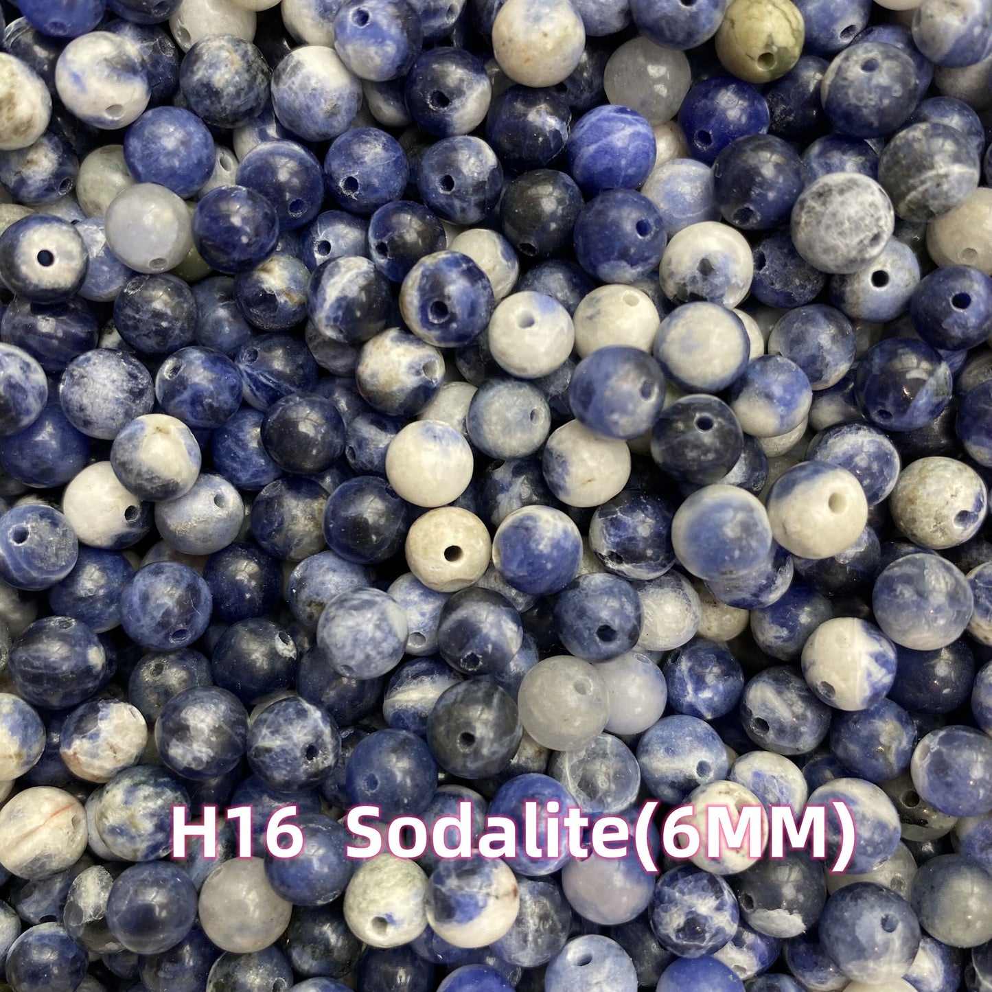 【6 Strands≈12 Bracelets】Crystal 6MM Beads DIY Bag H Group 【Every order will go with the free needle(Random pick),string(Random pick)】