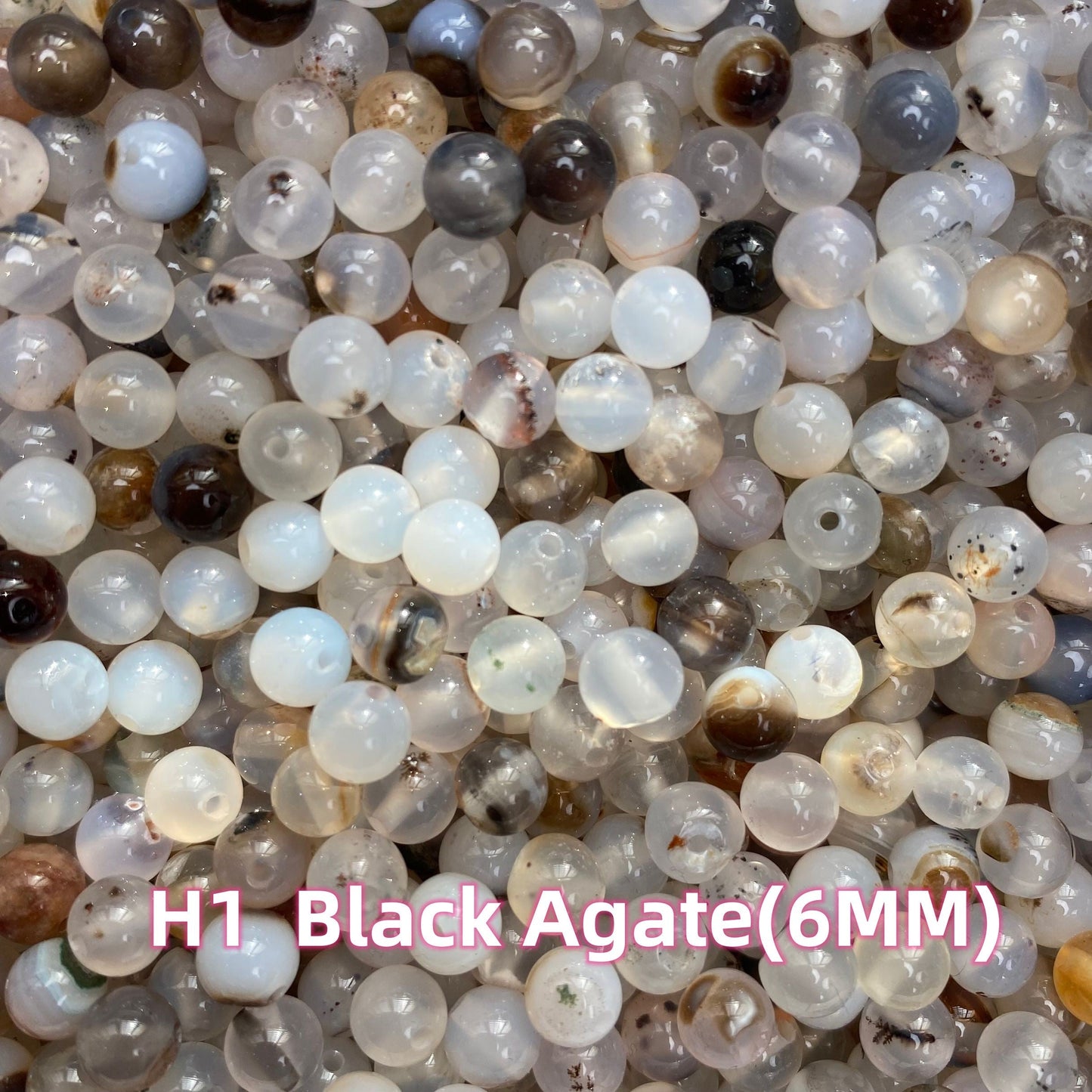 【6 Strands≈12 Bracelets】Crystal 6MM Beads DIY Bag H Group 【Every order will go with the free needle(Random pick),string(Random pick)】