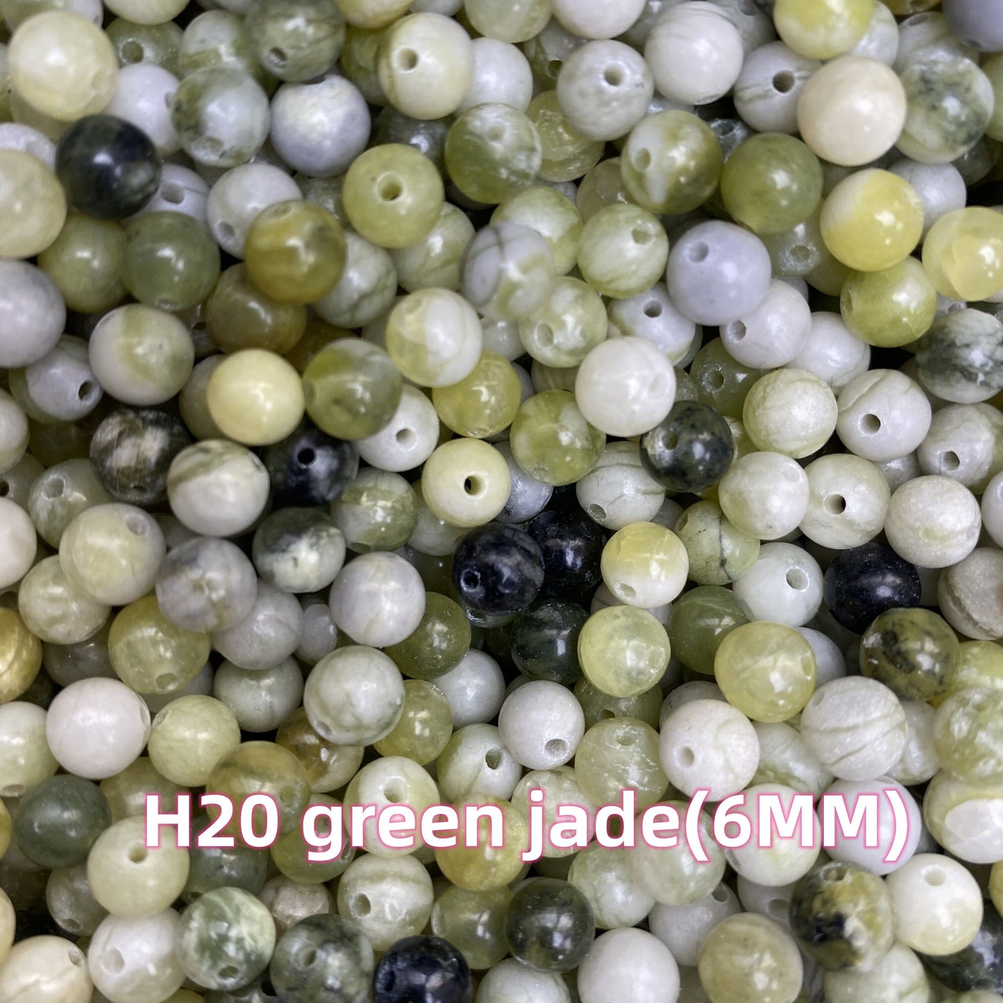 【6 Strands≈12 Bracelets】Crystal 6MM Beads DIY Bag H Group 【Every order will go with the free needle(Random pick),string(Random pick)】