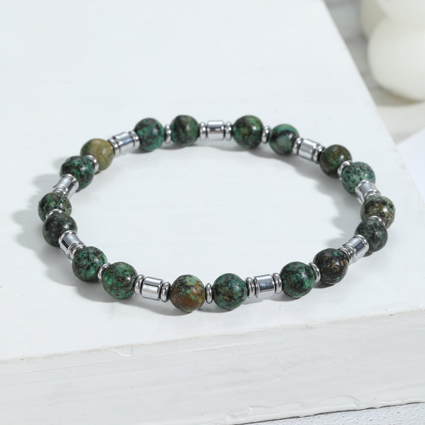 1pc Natural Crystal Stone Beaded Bracelet Series