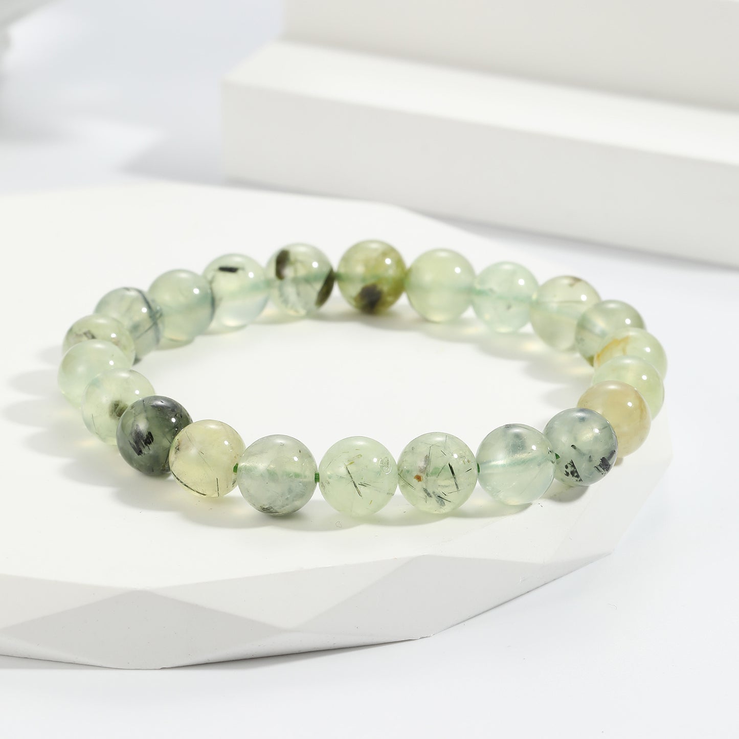 1pc/8mm Natural Crystal Beaded Bracelet Series