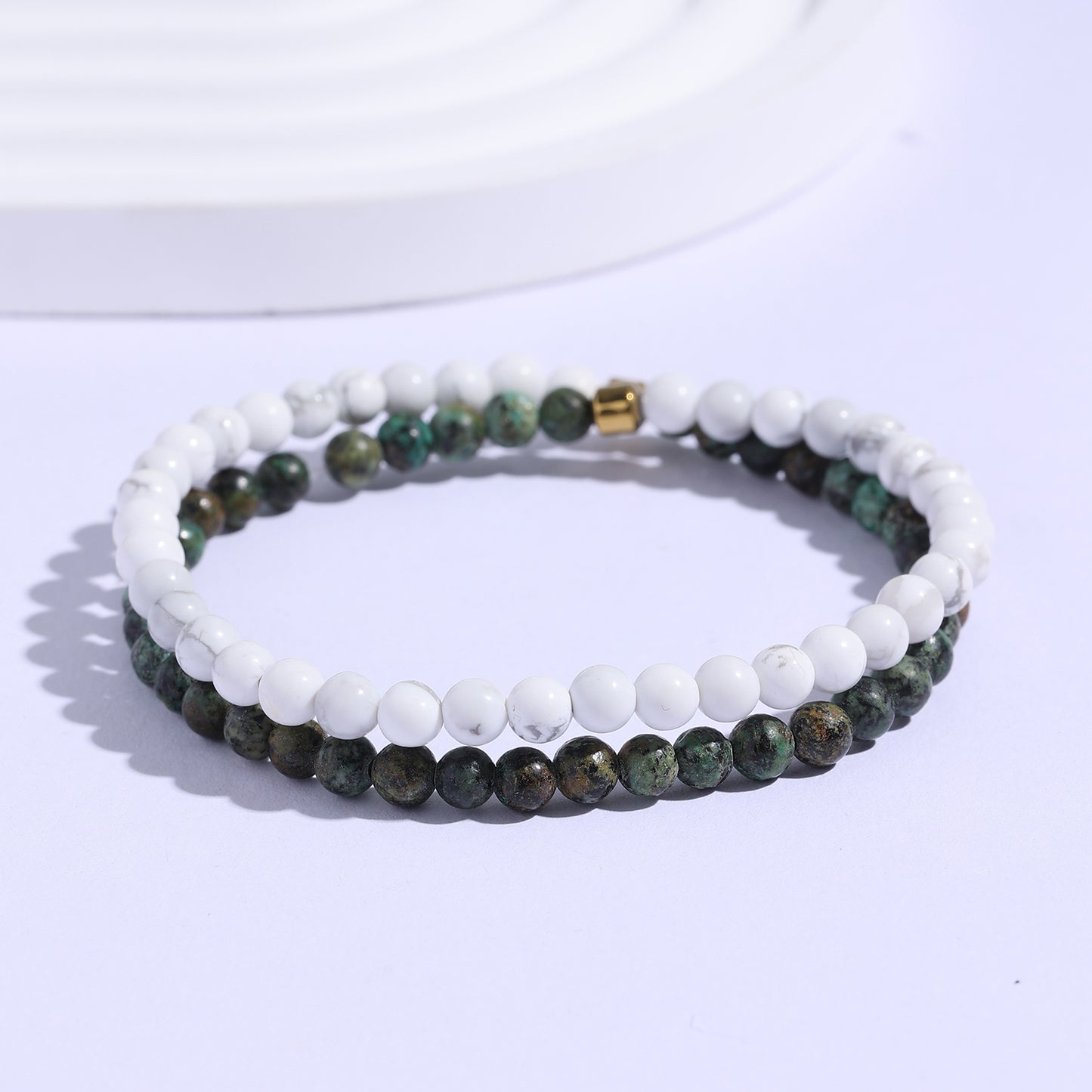 Multi-layer Natural Crystal Stone Beaded Bracelet Series 8mm