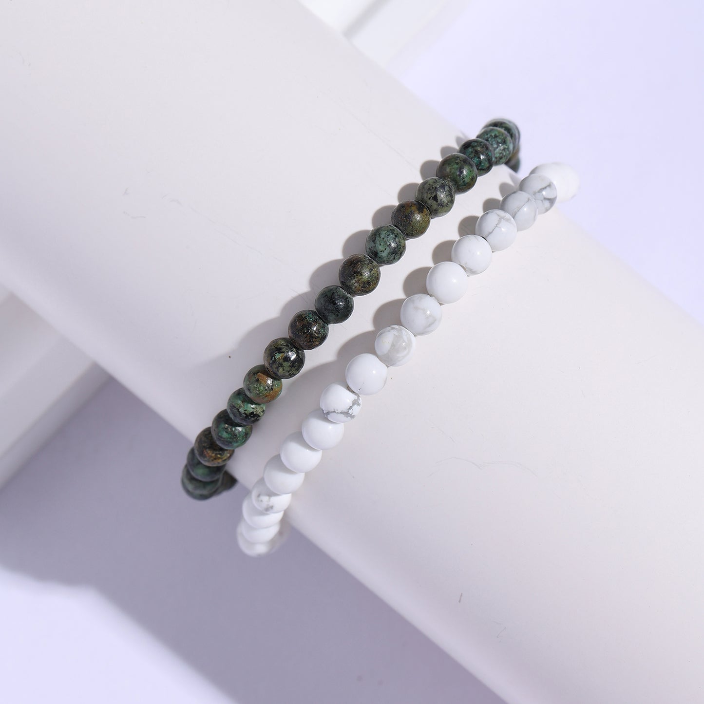 Multi-layer Natural Crystal Stone Beaded Bracelet Series 8mm