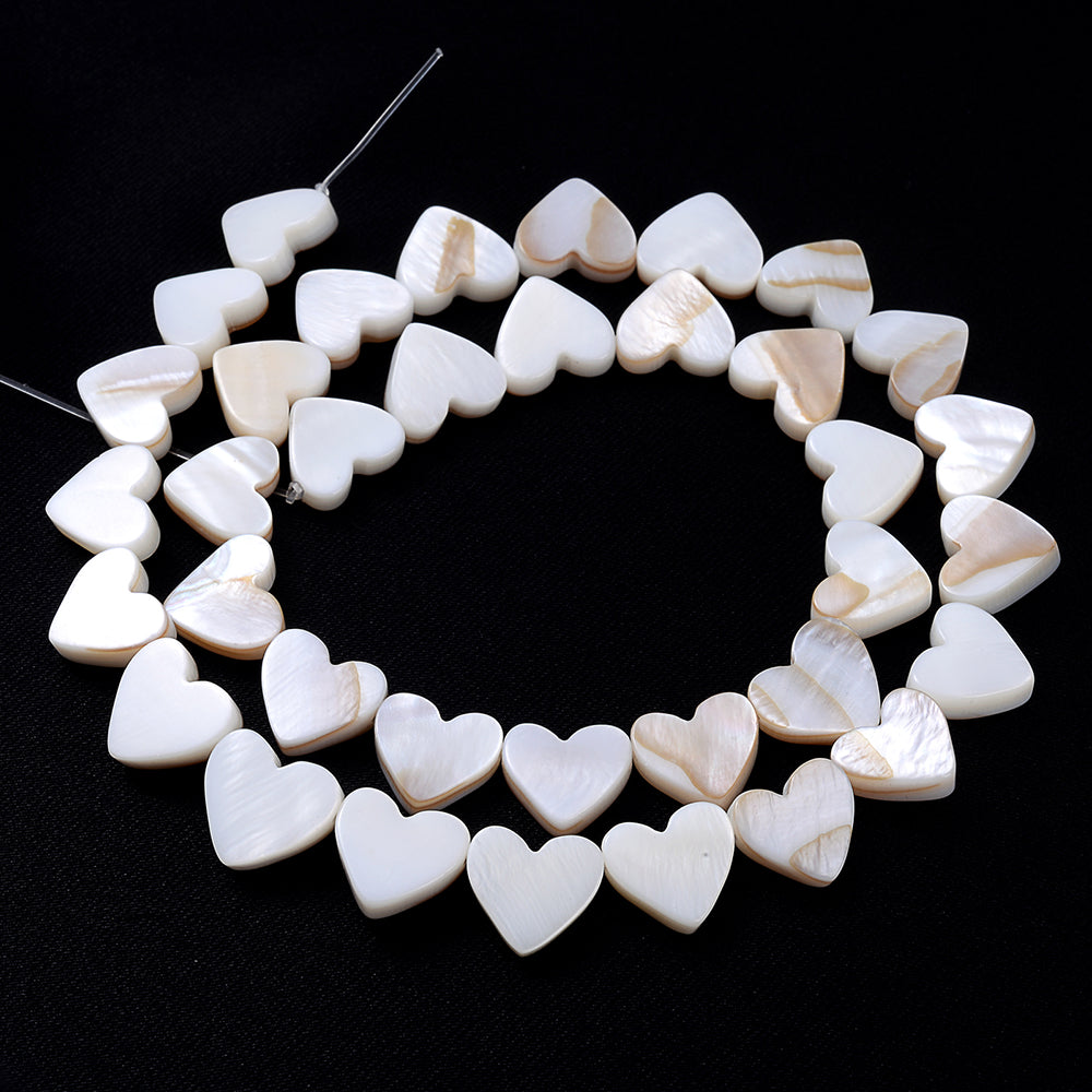Natural Freshwater Pearl Heart Star Shell Beads Series