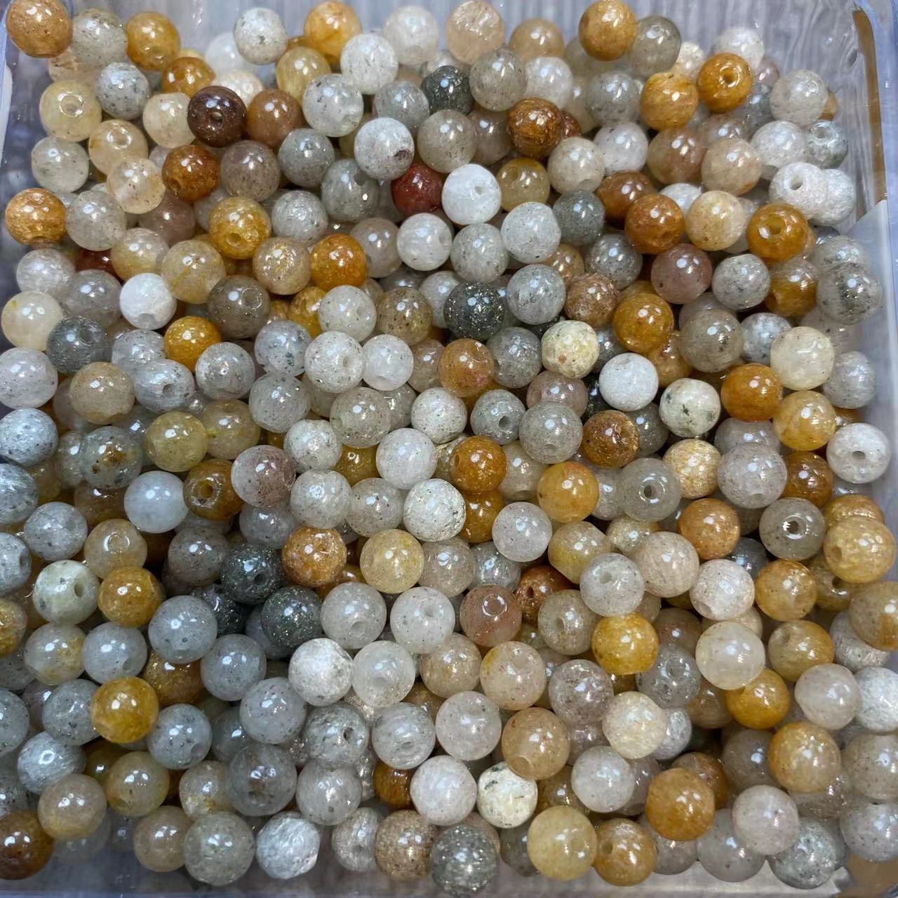 【2 Bowls=12 Spoons】Crystal Beads DIY Bag H Group 【Every order will go with the free needle(Random pick),string(Random pick)】