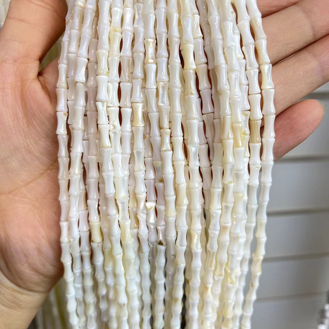 Natural Freshwater Shell Beads High Quality Loose Beads for Jewelry Making DIY Necklace Bracelet Anklet 15"-15.5" Strand