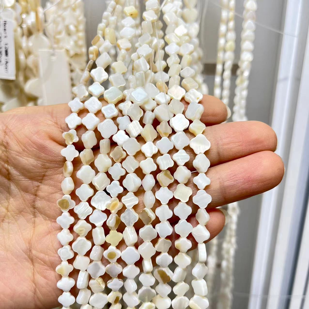Natural Freshwater Pearl Heart Star Shell Beads Series