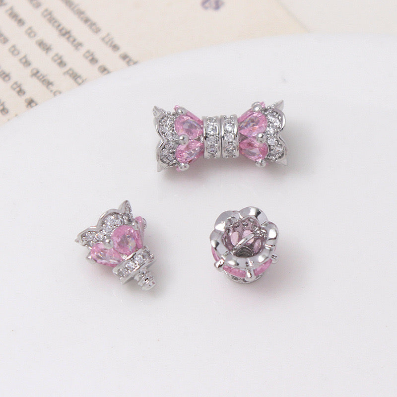 2Pcs Luxury Sparkly Princess Closer for Jewelry making(CLR002)