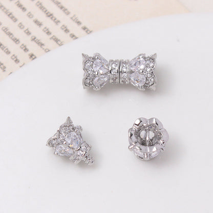 2Pcs Luxury Sparkly Princess Closer for Jewelry making(CLR002)