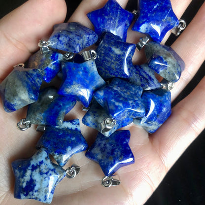 $2 Bulksale Star Shapes Natural Crystal Pendants