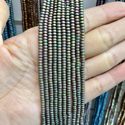 Hematite Disk Shape 15'' Strand Beads 3x2/4x2MM