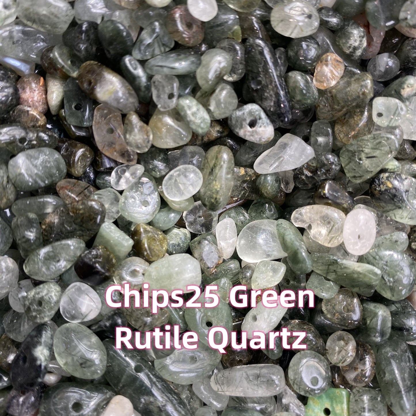 【2 bowl=12 spoon】Crystal Chips Beads DIY Bag【Every order will go with the free needle(Random pick）,string(Random pick）】【Every 10 bowl go with one free woodenboard(Random pick）】
