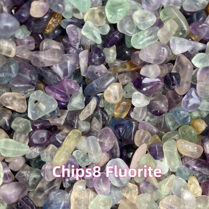 【2 bowl=12 spoon】Crystal Chips Beads DIY Bag【Every order will go with the free needle(Random pick）,string(Random pick）】【Every 10 bowl go with one free woodenboard(Random pick）】