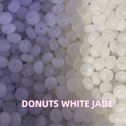 【1 bowl=6 spoon】Crystal Beads DIY Bag Donuts Group【Every order will go with the free needle(Random pick）,string(Random pick）】【Every 5 bowl go with one free woodenboard(Random pick）】
