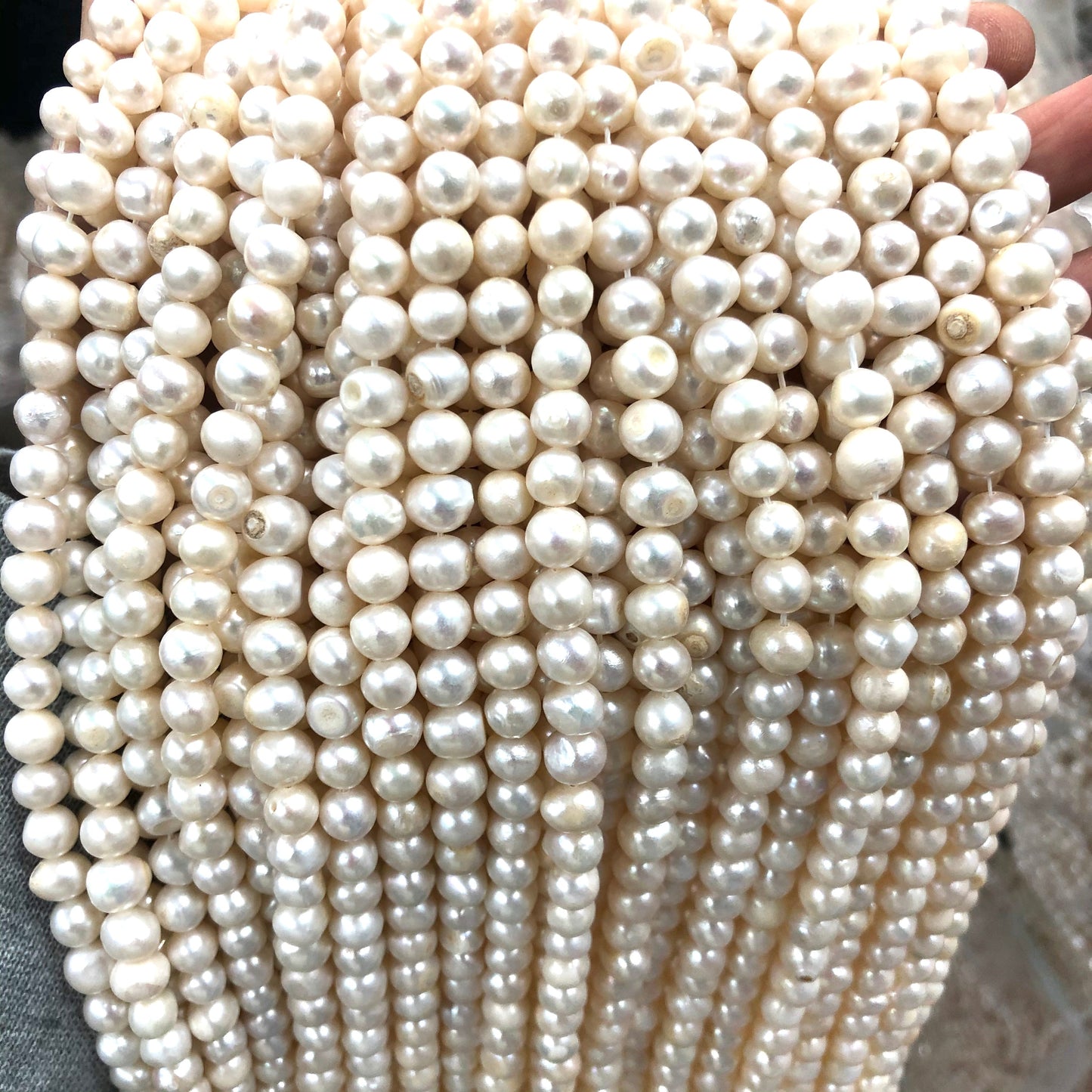 Genuine Freshwater Pearl Beads Strand's Series