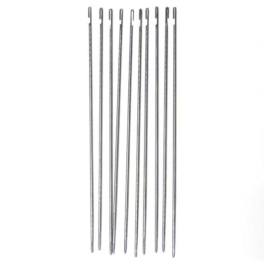 Professional long steel beading needle