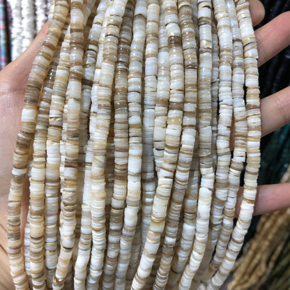 Freshwater Shells Disk Beads 60CM Strands