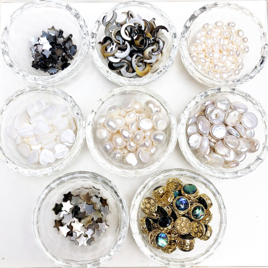 Small Shell&Pearl Vairous Beads DIY Set
