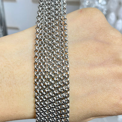 Stainless Steel Charm Gorgeous DIY Chain Approximately 40'' Jewelry Making